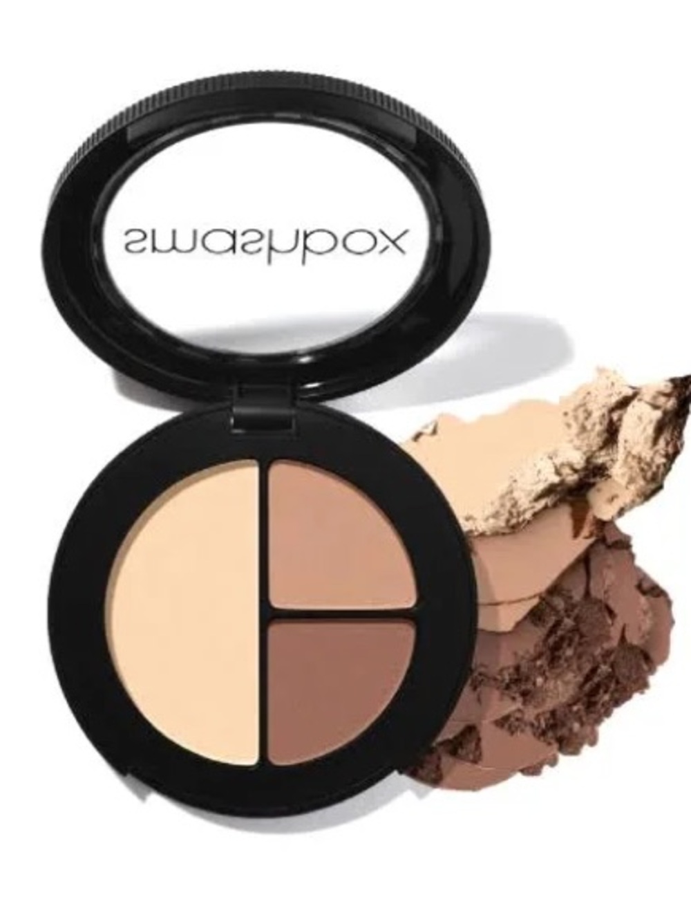 Smashbox Corrective Concealer Trio Palette - Neutral Beige/Brown color NUDIE:MED